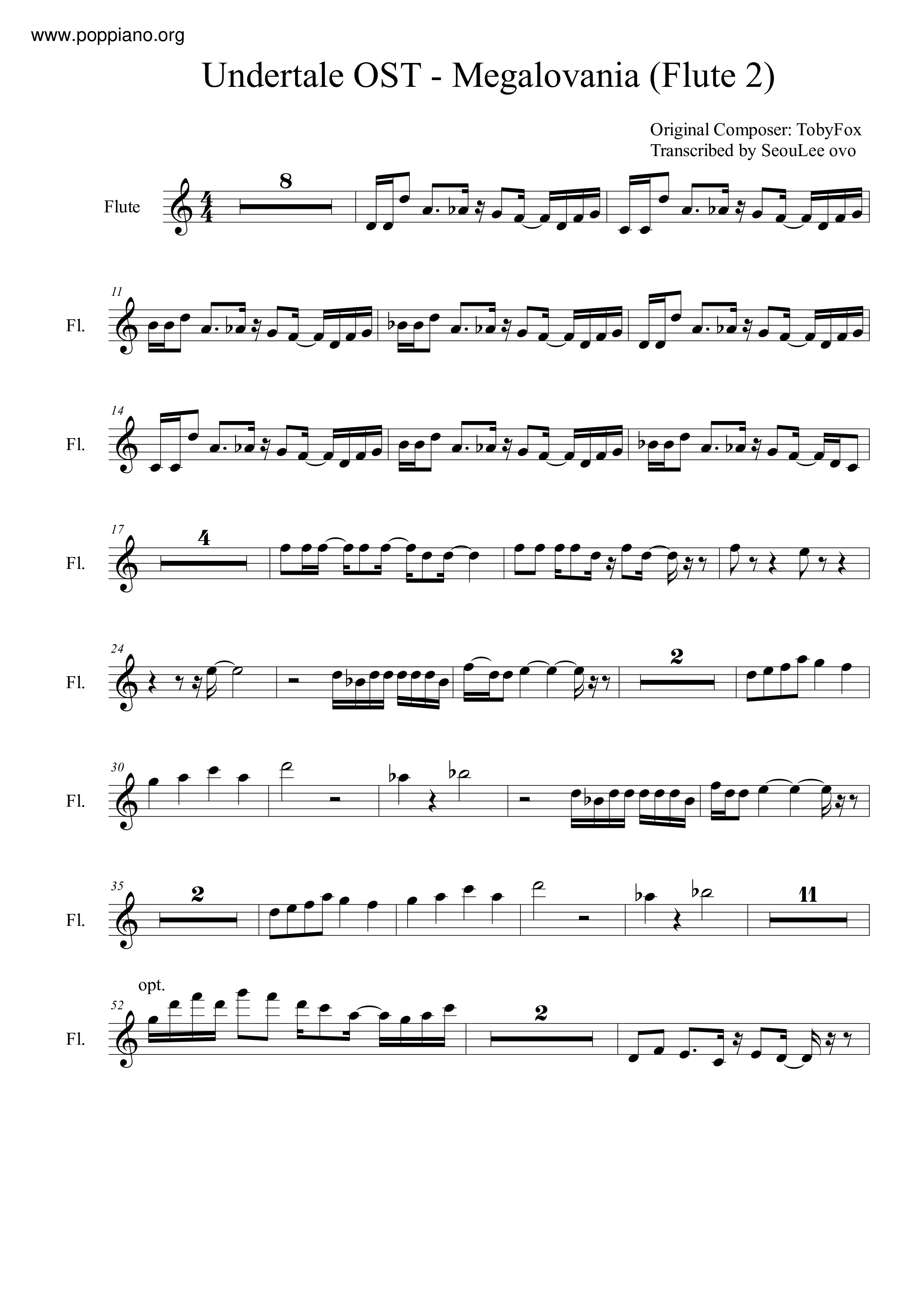 Undertale Megalovania Sheet Music Pdf Free Score Download - undertail megalovania roblox id