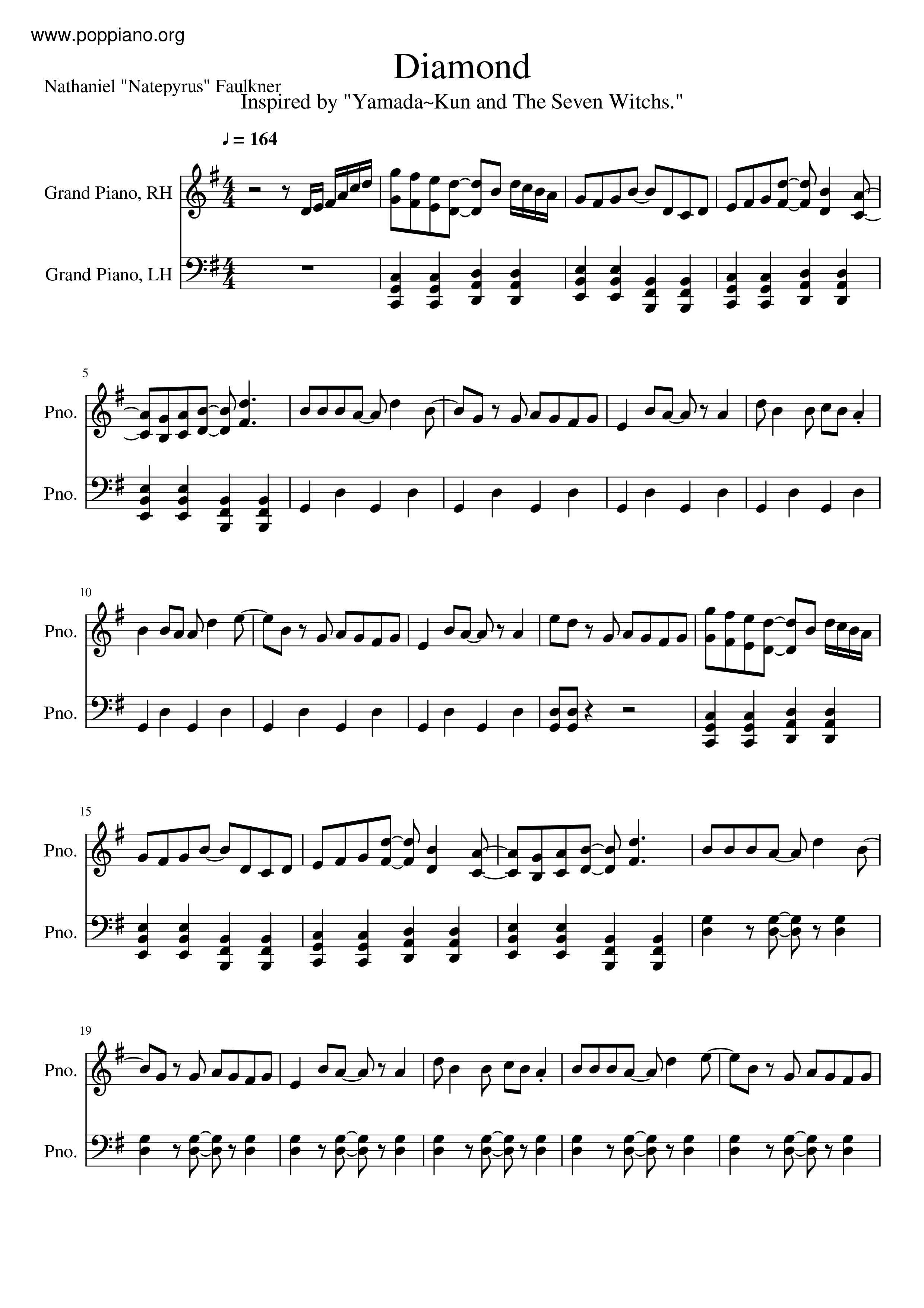 Yamada Kun To 7 Nin No Majo くちづけdiamond Sheet Music Pdf Free Score Download Yamada Kun To 7 Nin No Majo くちづけdiamond Sheet Music Pdf Free Score Download