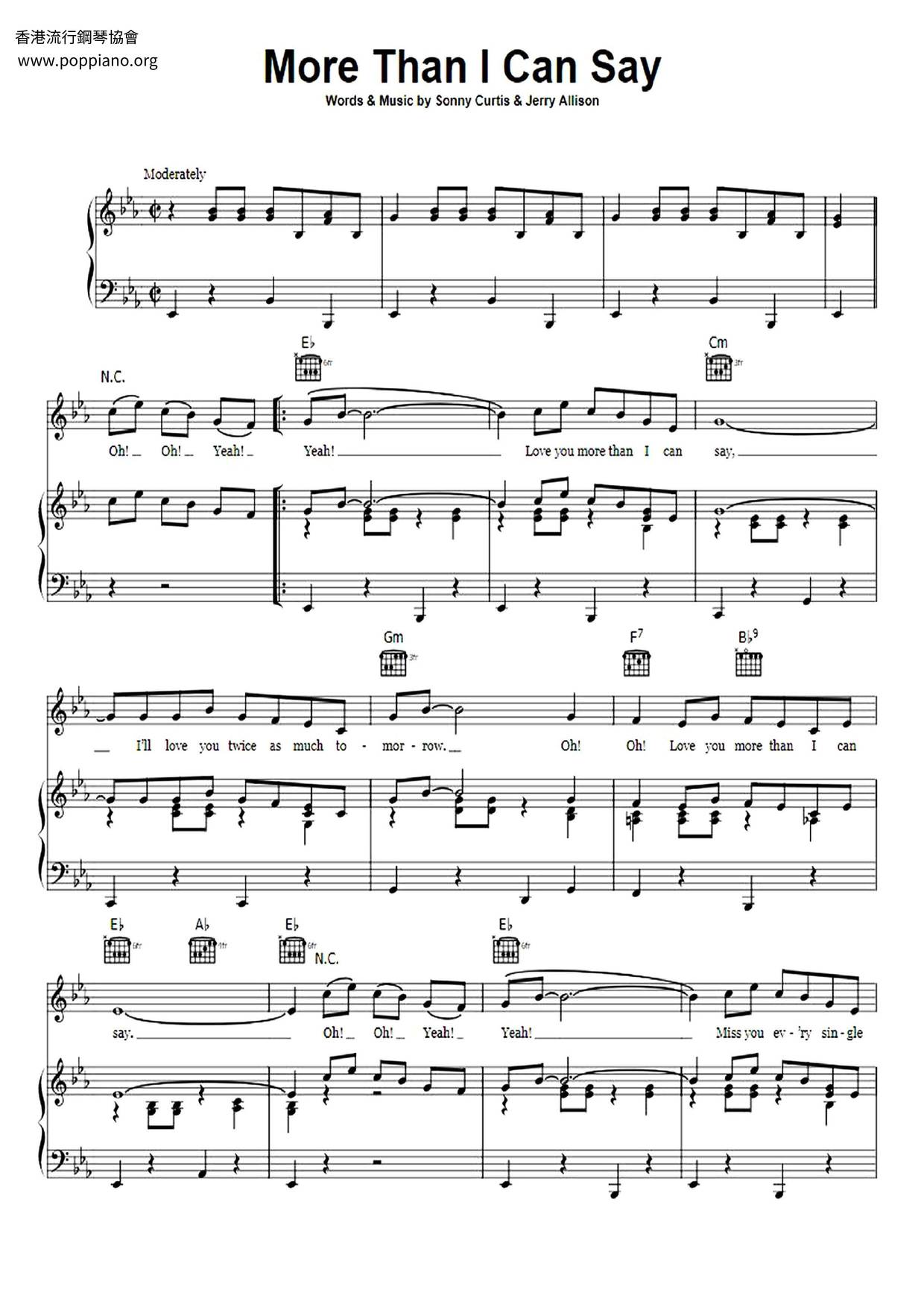 Leo Sayer More Than I Can Say Sheet Music Pdf Free Score Download Leo Sayer More Than I Can Say Sheet Music Pdf Free Score Download