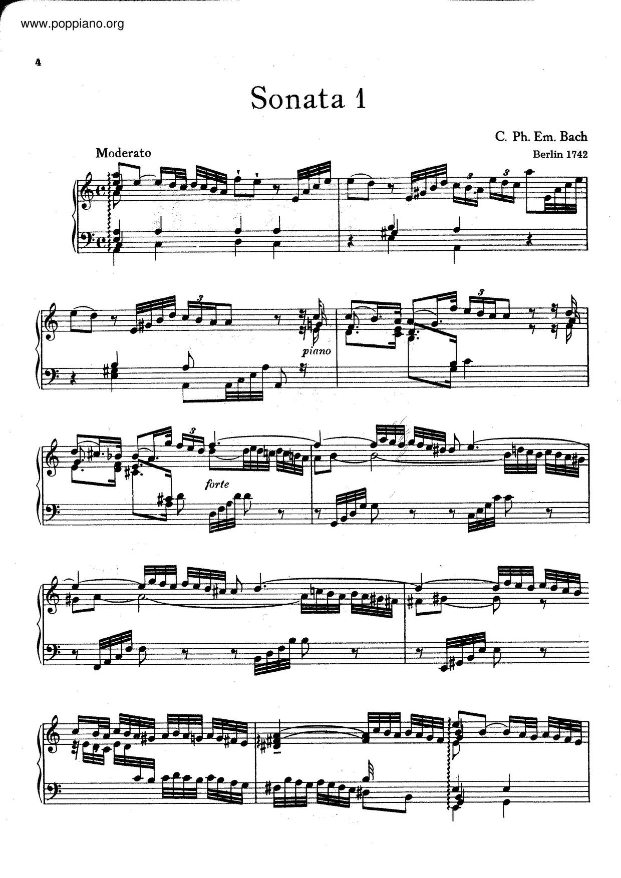 Carl Philipp Emanuel Bach 6 Harpsichord Sonatas Wq 49 Sheet Music Pdf Carl Philipp Emanuel Bach 6 Harpsichord Sonatas Wq 49 Sheet Music Pdf
