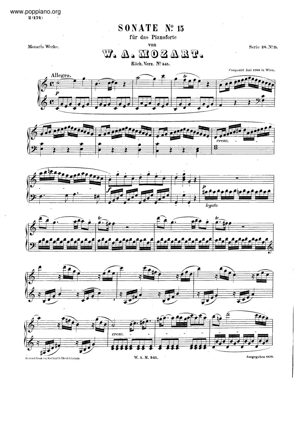 Mozart Piano Facile Mozart Piano Facile