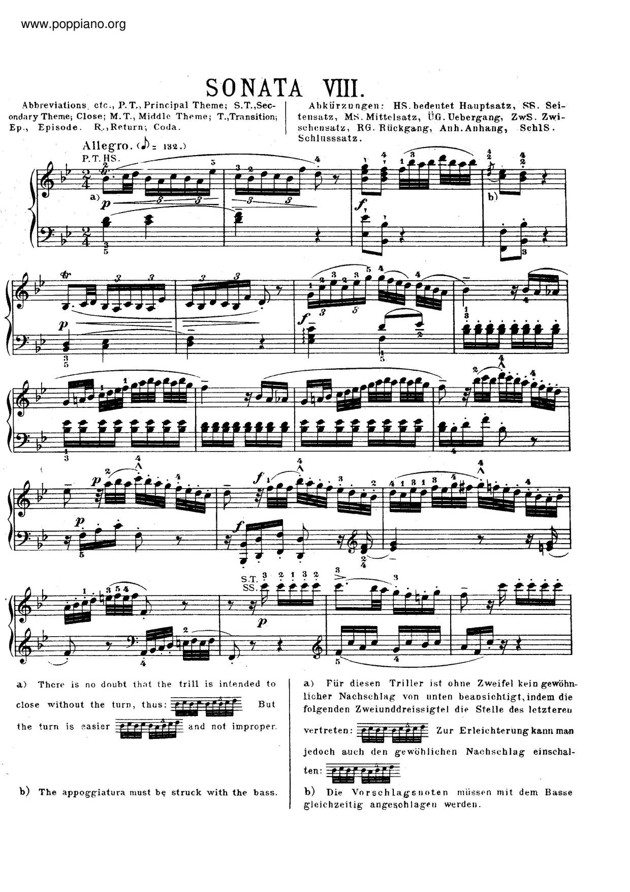 MozartPiano Sonata No. 3, K. 281 Sheet Music pdf, Free Score Download ★