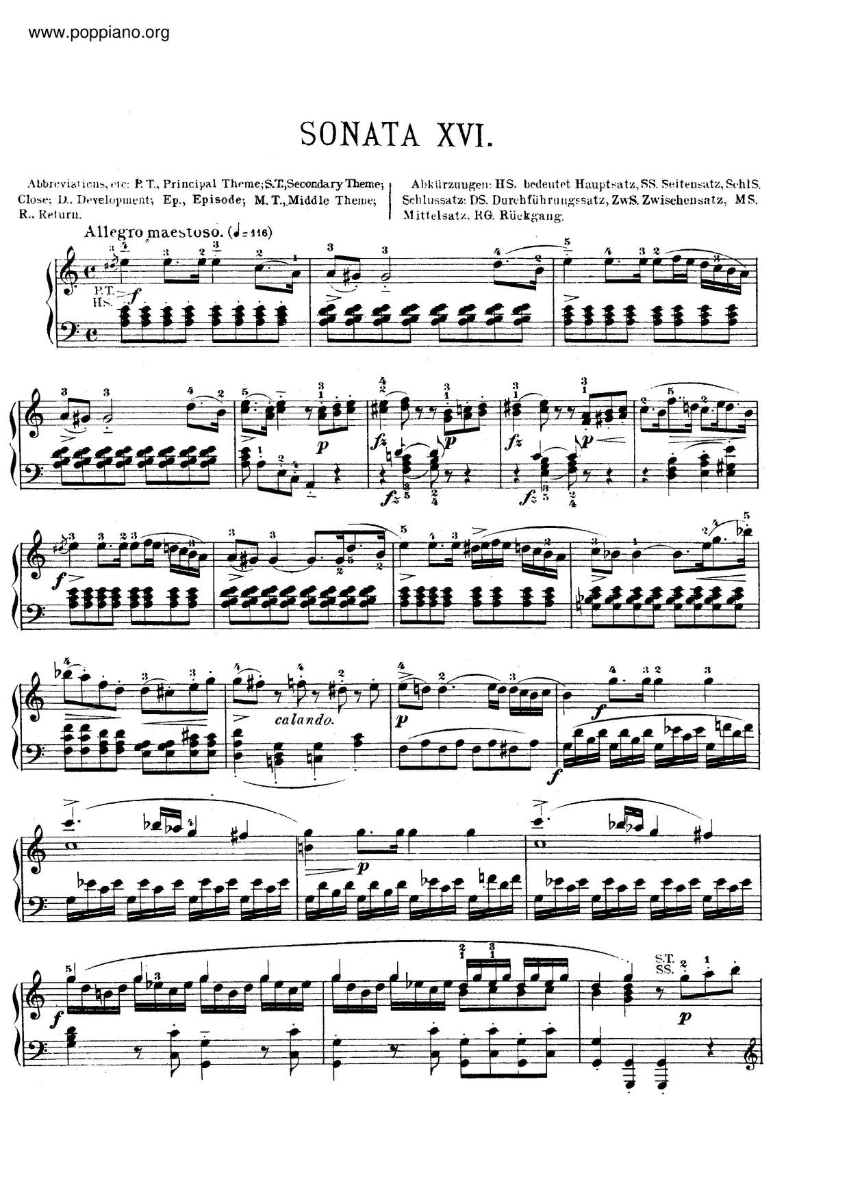 MozartPiano Sonata No. 8, K. 310 Sheet Music pdf, Free Score Download ★