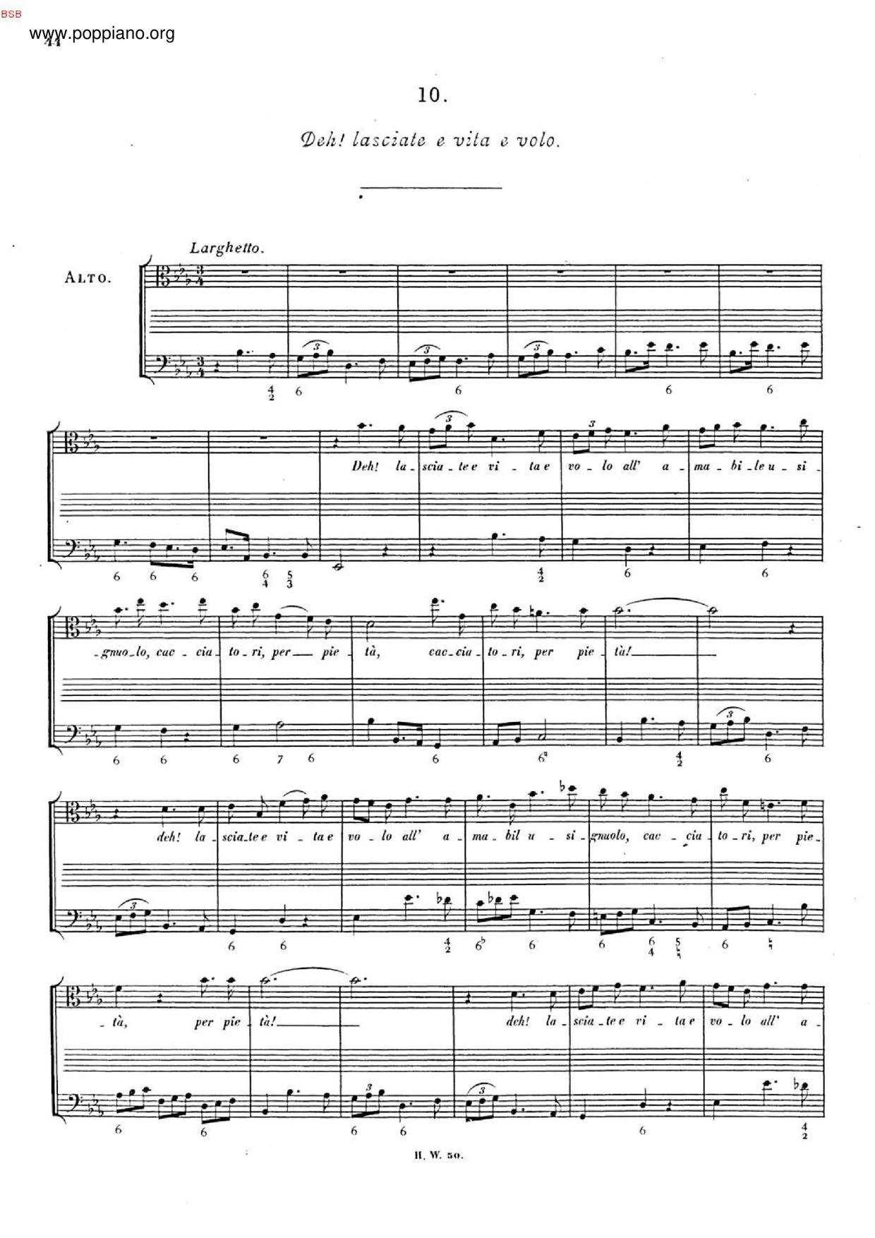 Georg Friedrich Handel Deh Lasciate E Vita E Volo Hwv 103 ピアノ譜pdf 香港ポップピアノ協会 無料pdf楽譜ダウンロード Gakufu