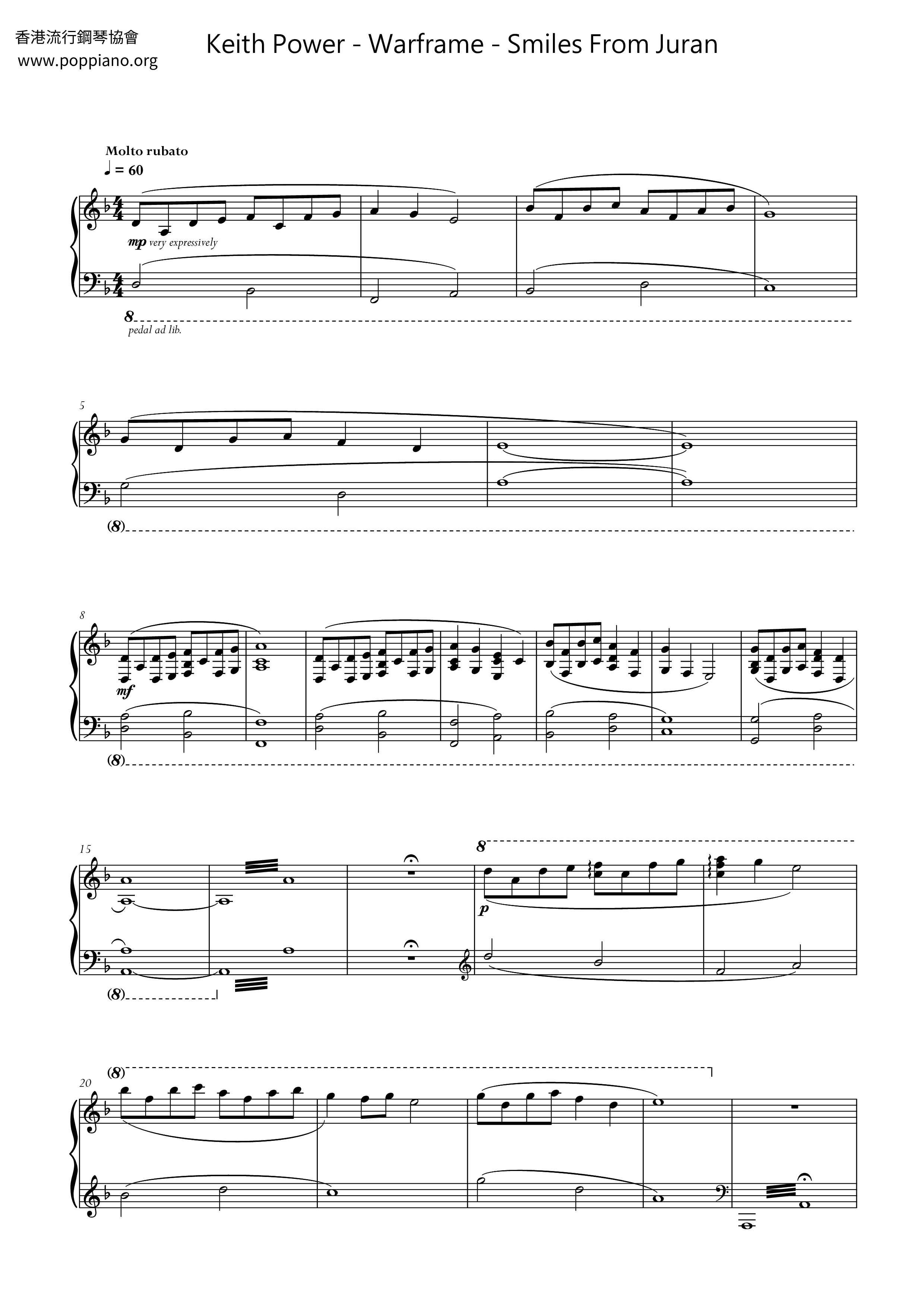 Warframe - Smiles From Juran Score