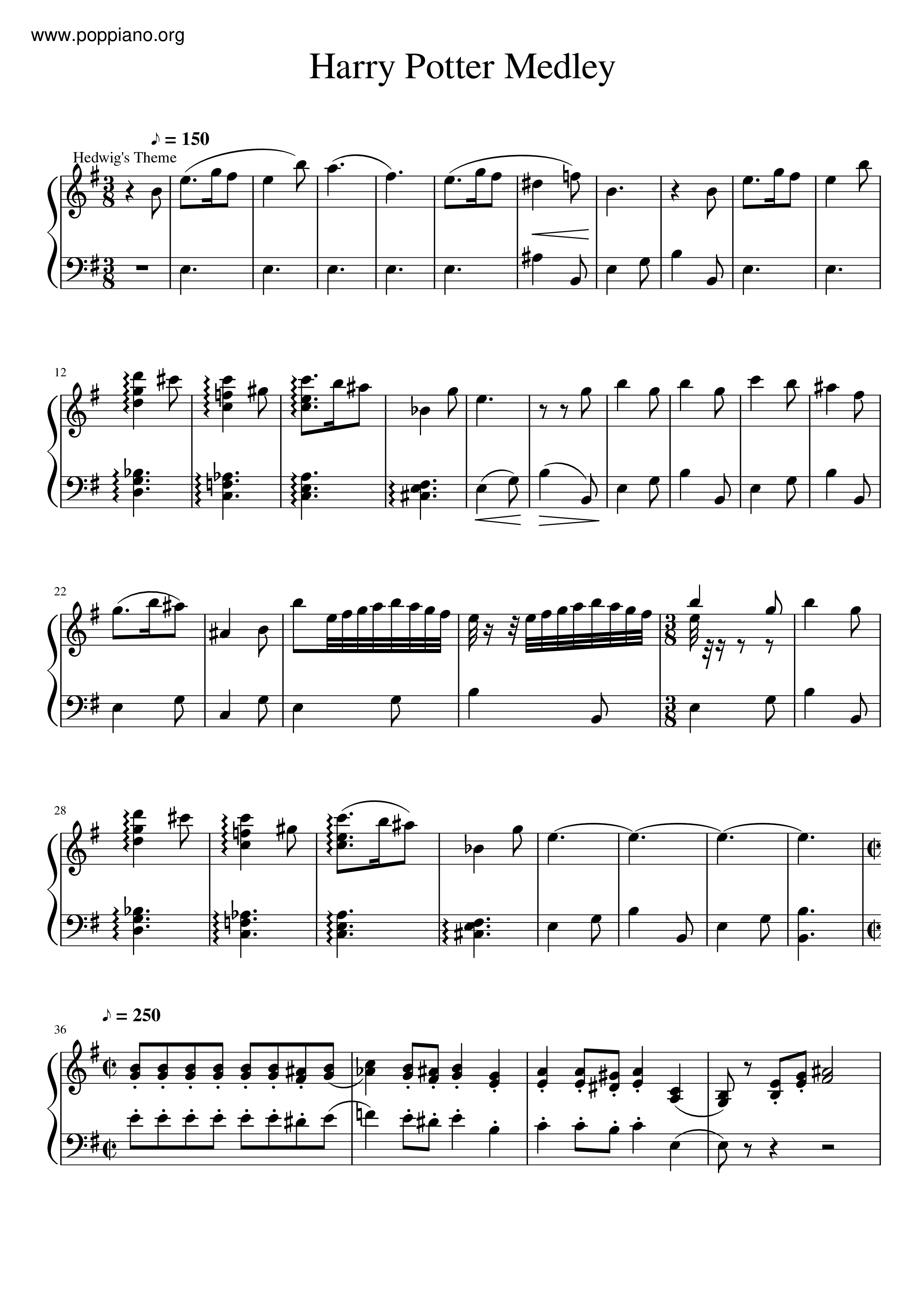 John Williams Harry Potter Medley ピアノ譜pdf 香港ポップピアノ協会 無料pdf楽譜ダウンロード Gakufu John Williams Harry Potter Medley ピアノ譜pdf 香港ポップピアノ協会 無料pdf楽譜ダウンロード Gakufu