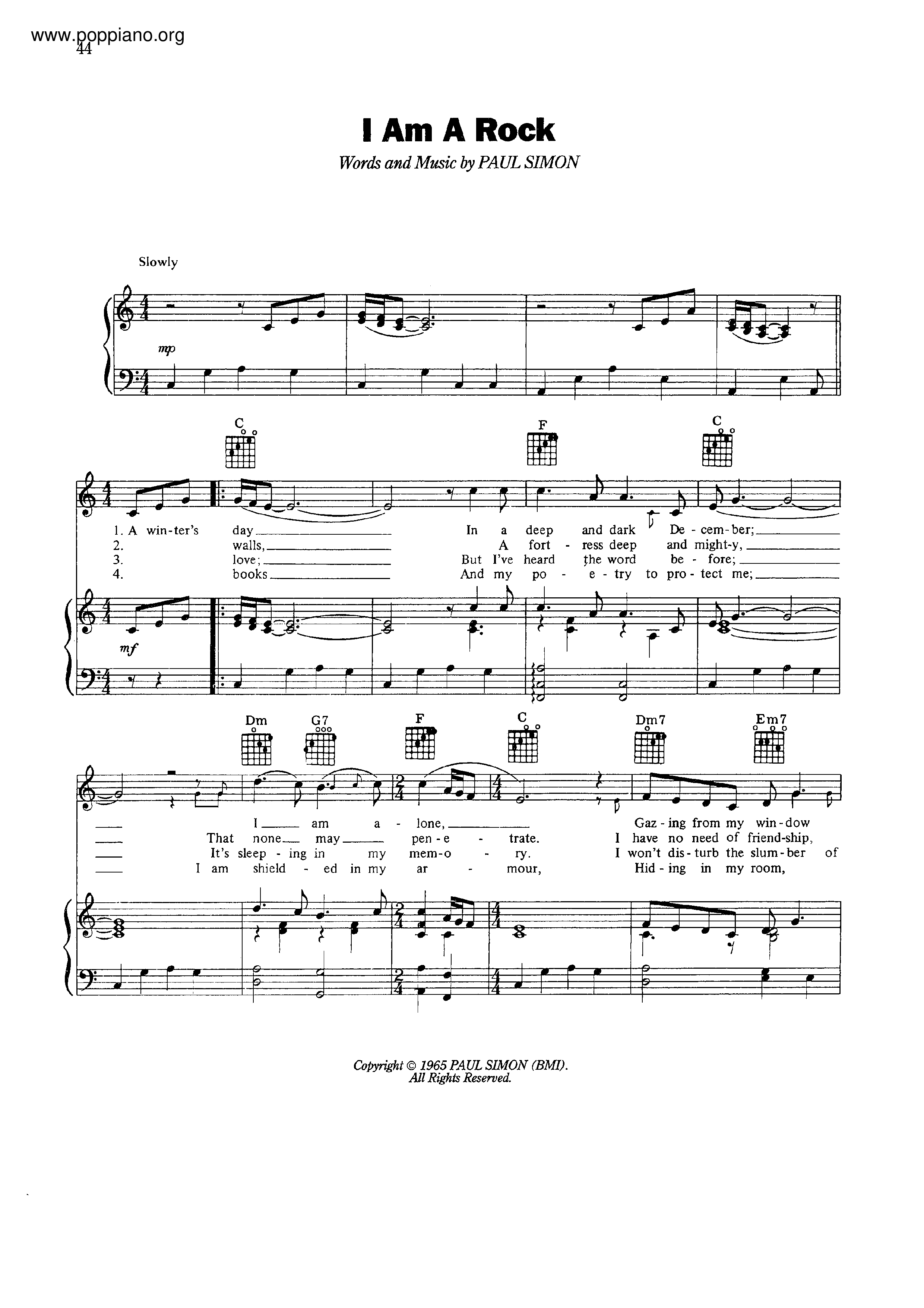 💣 I am a rock simon. I Am A Rock A Timeless Anthem Of Strength In A