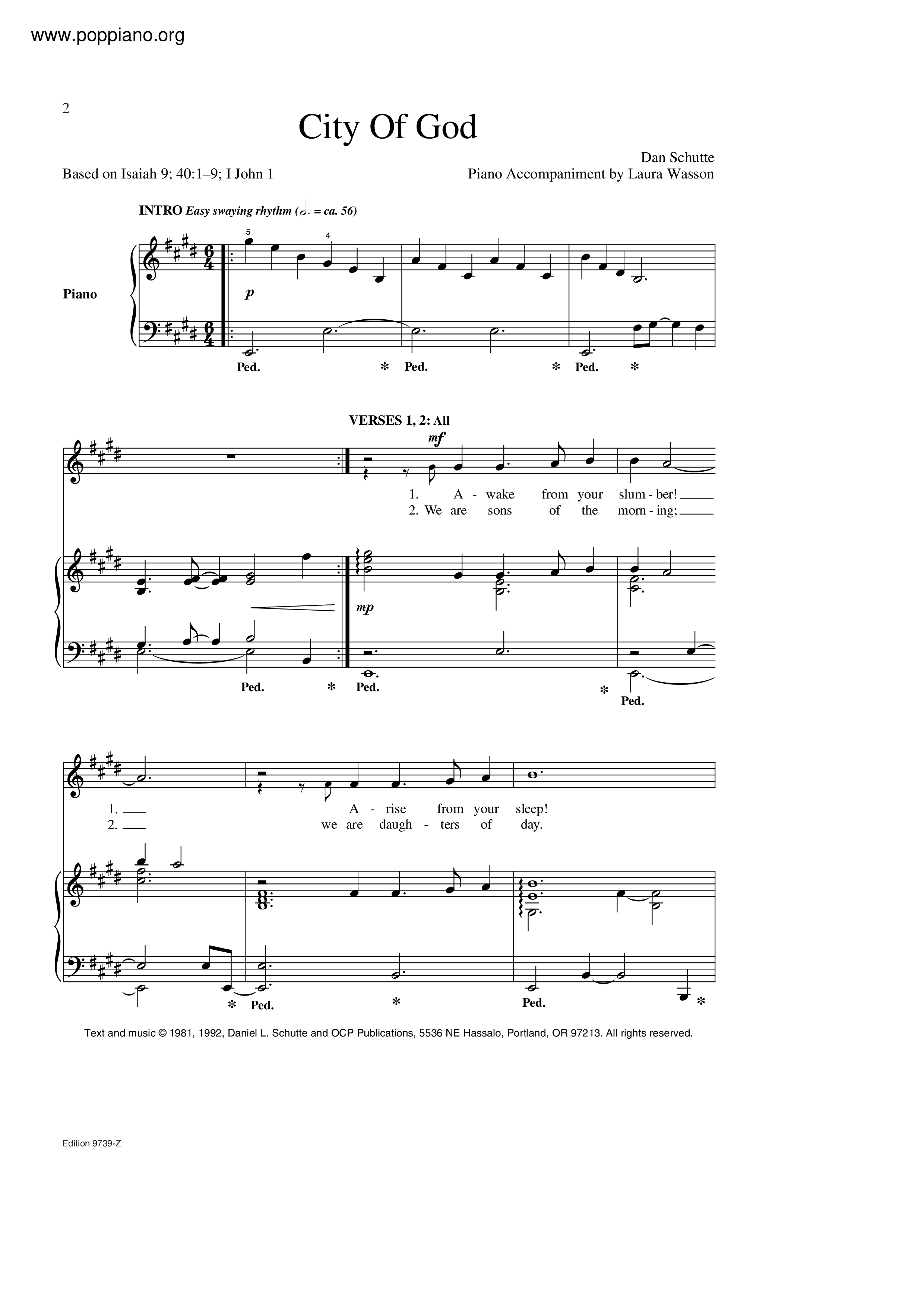HymnCity Of God Sheet Music pdf, Free Score Download ★