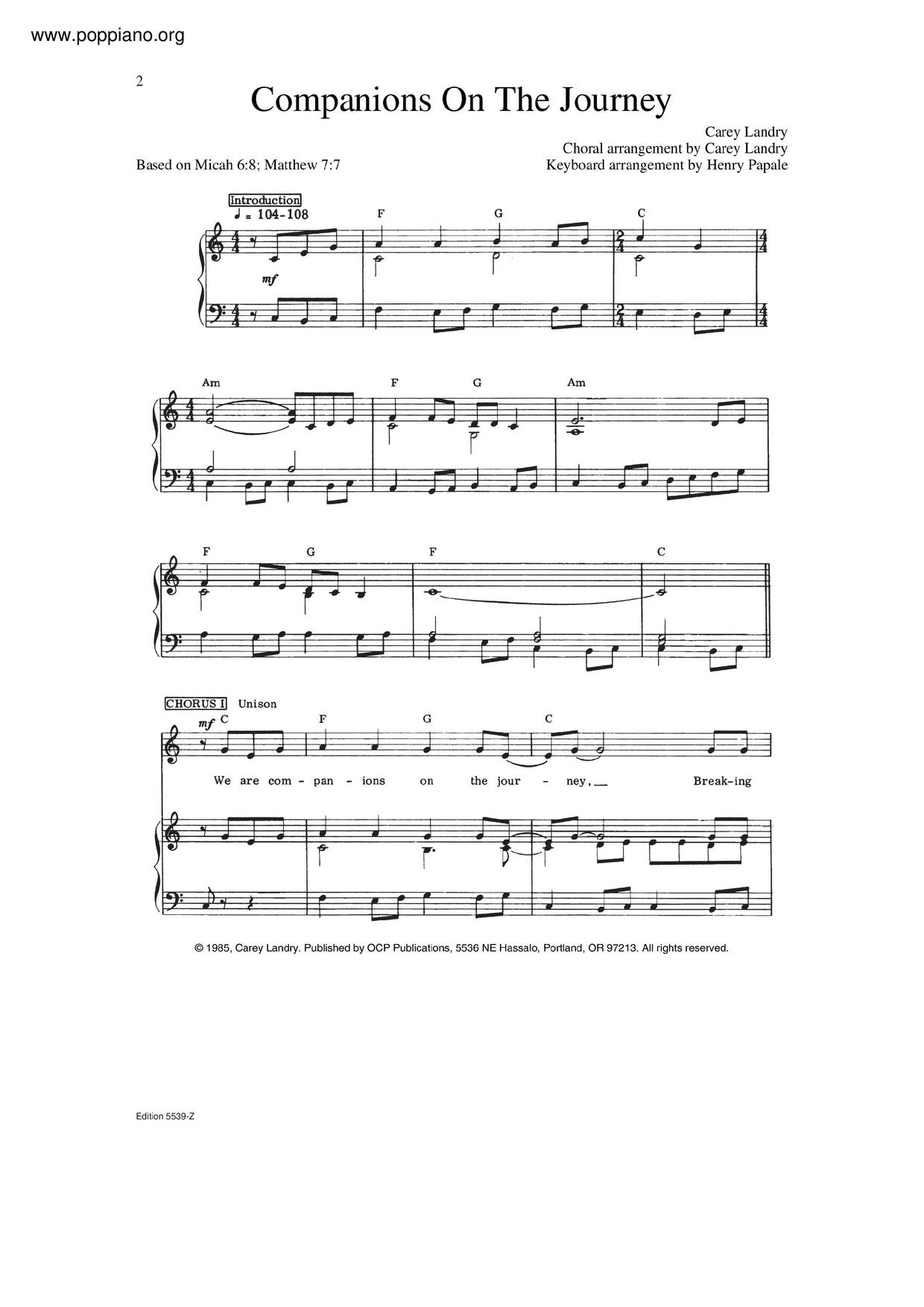 journey as one sheet music pdf