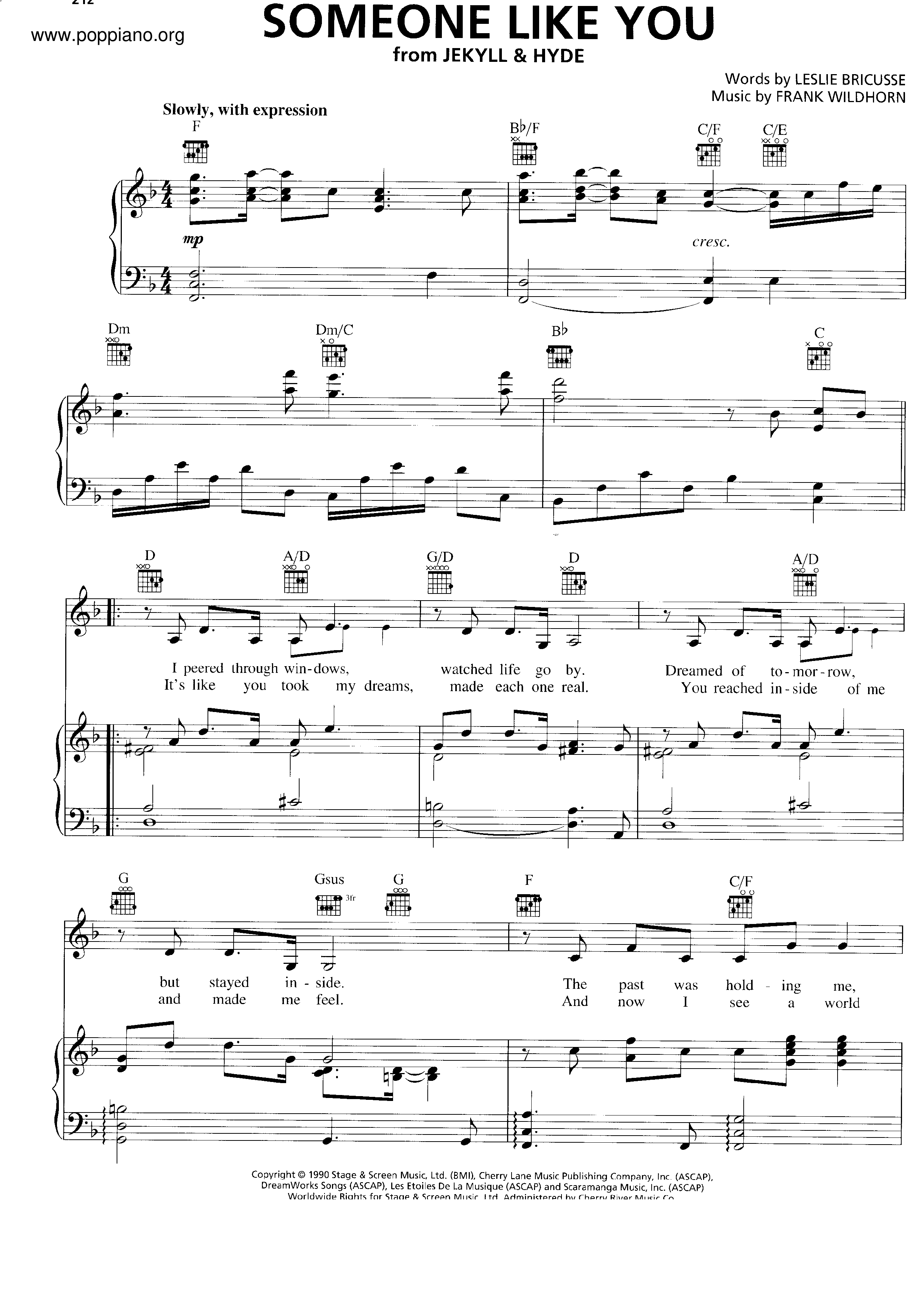 Adele Someone Like You Sheet Music Pdf Free Score Download