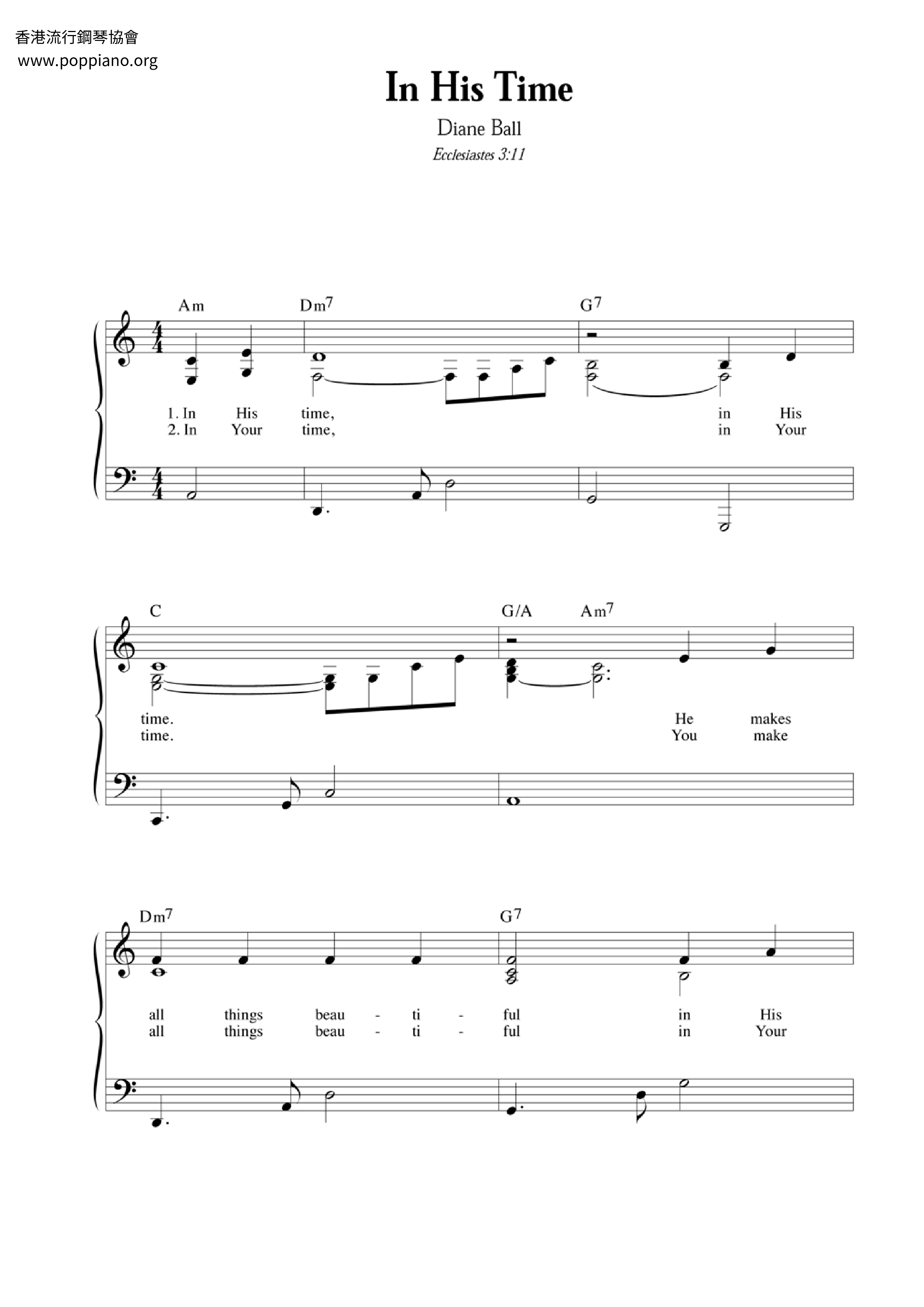 In his time pdf 