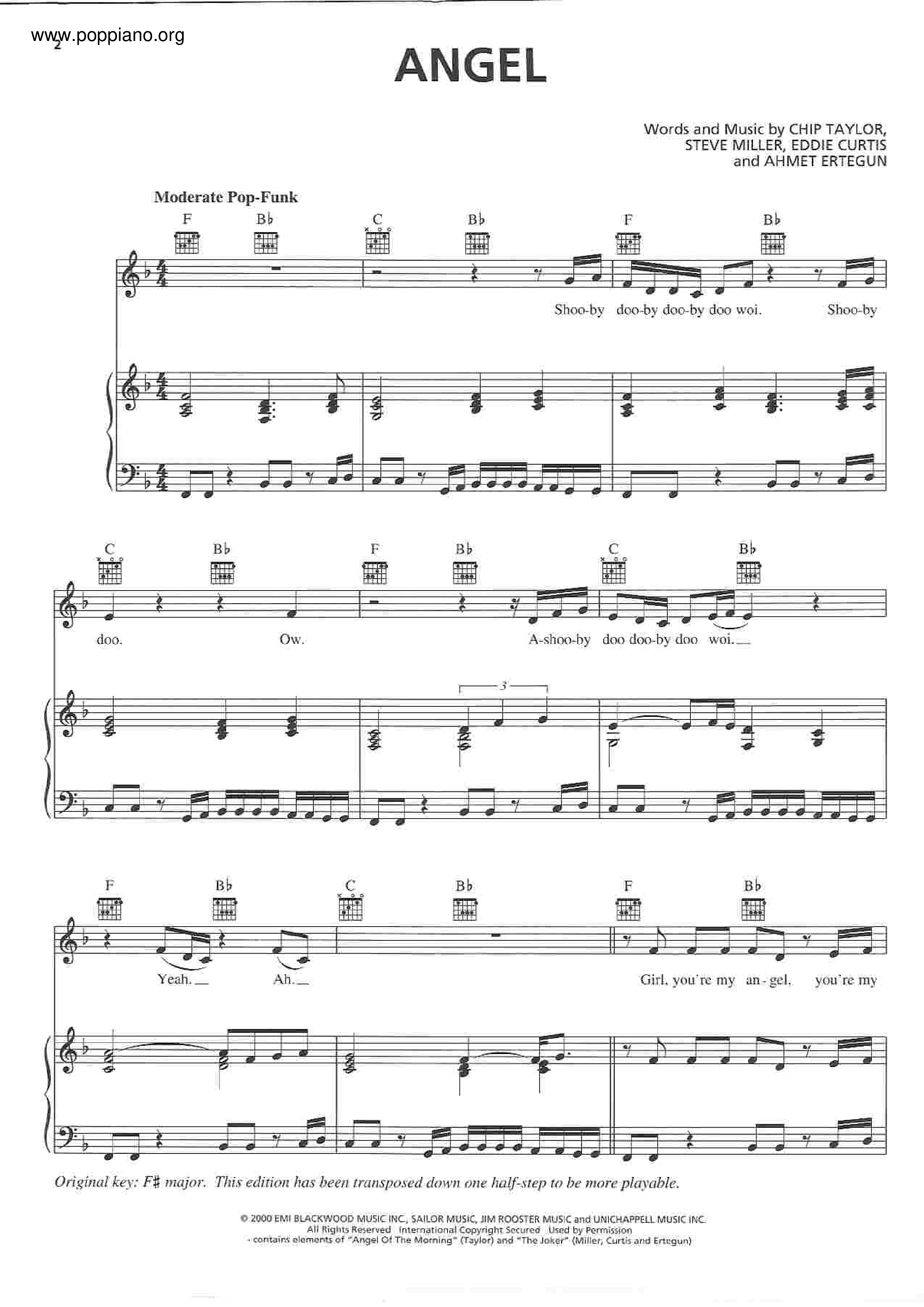 Juice NewtonAngel 琴谱/五线谱pdf香港流行钢琴协会琴谱下载 ★