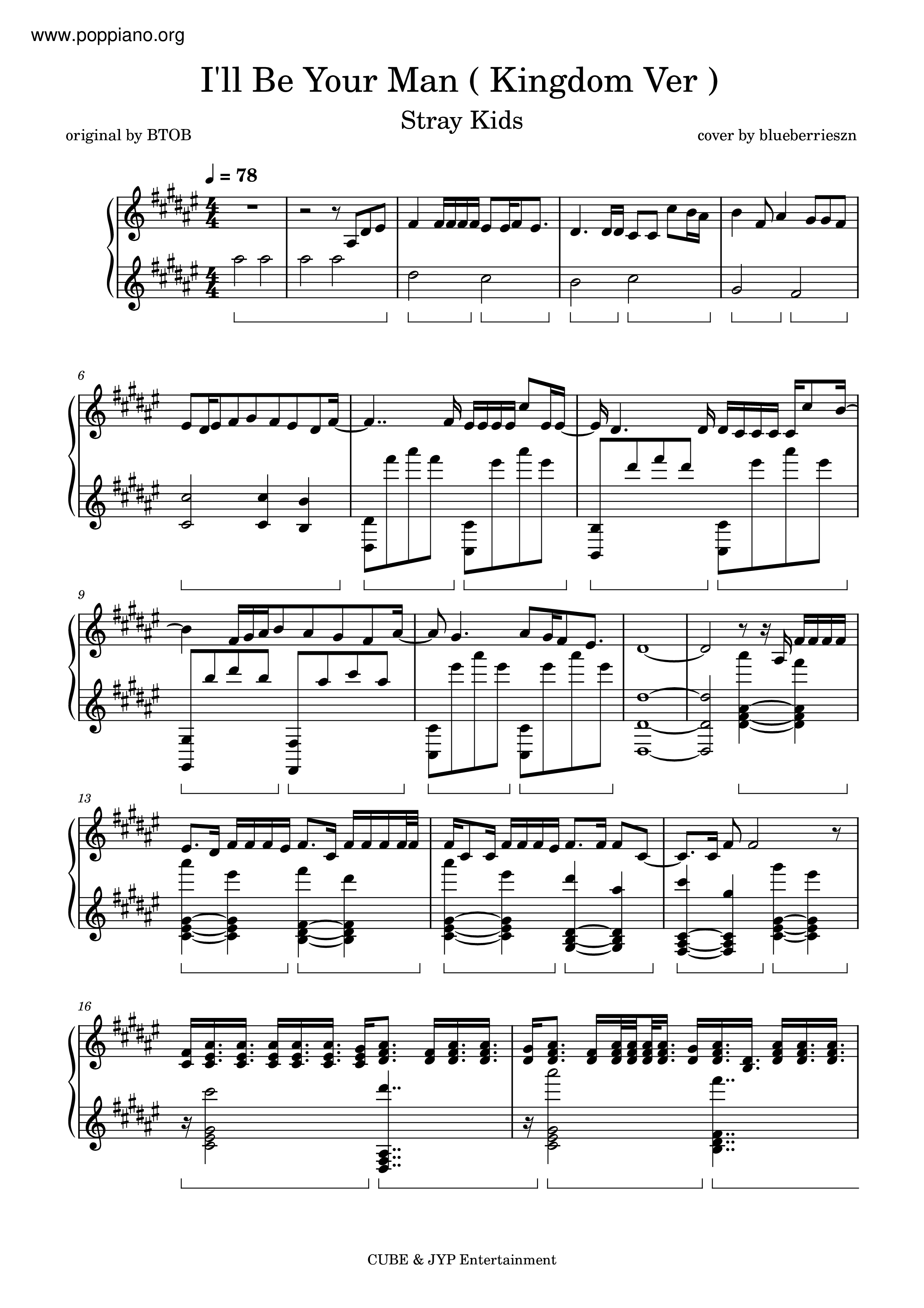 Pray (I'll Be Your Man)琴譜