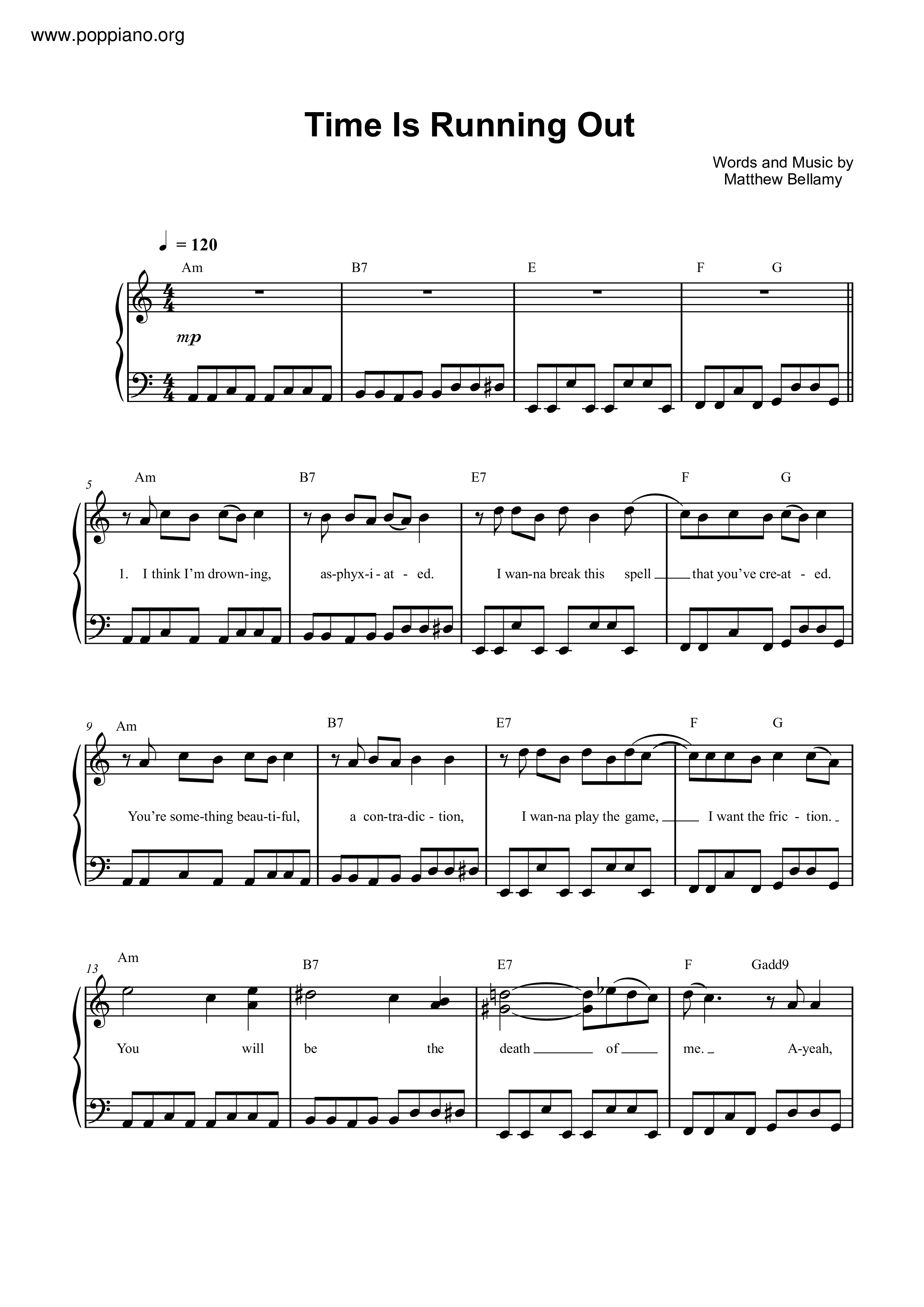 Time is running out pdf gakufu 