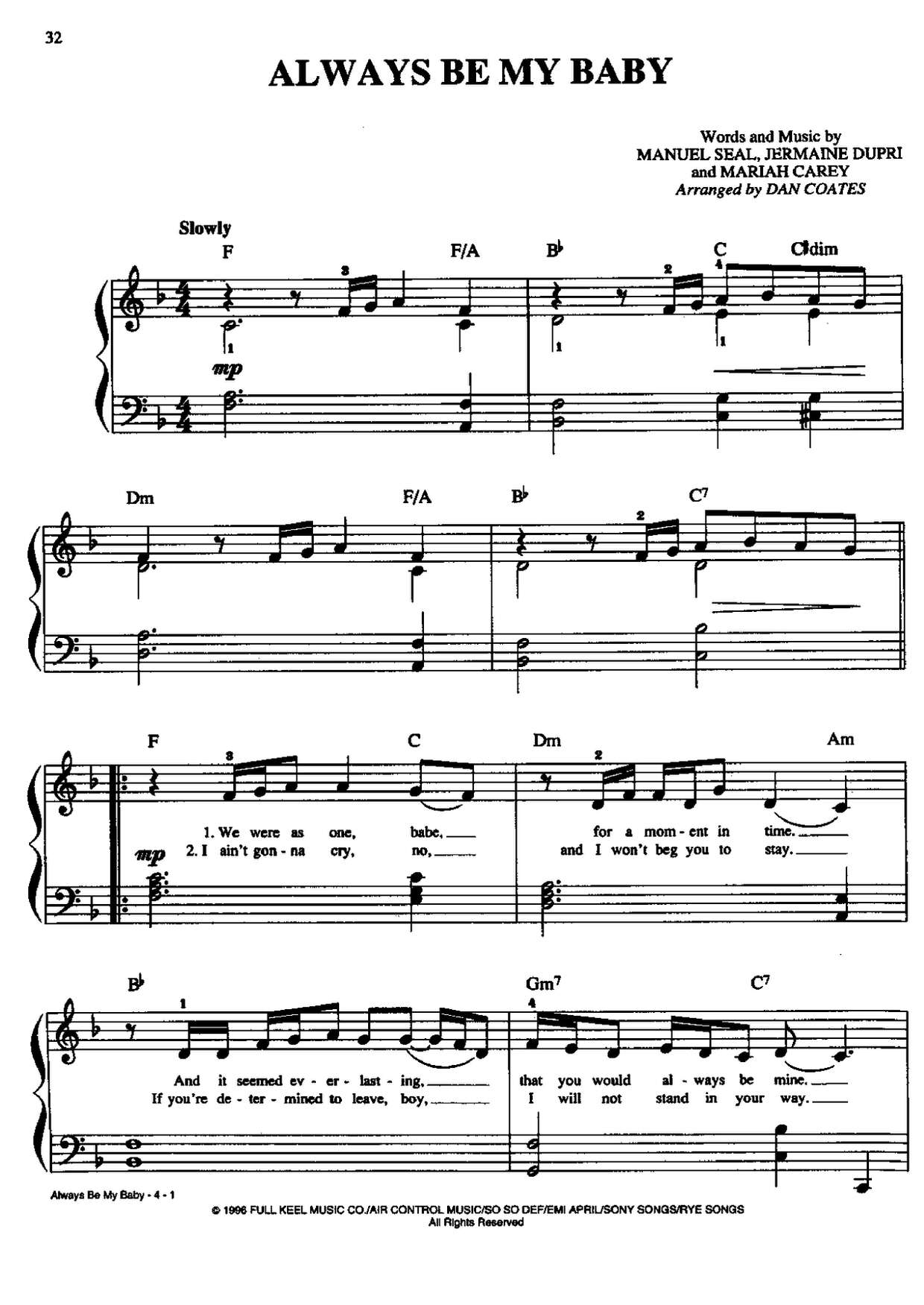 Always Be My Baby Mariah Carey