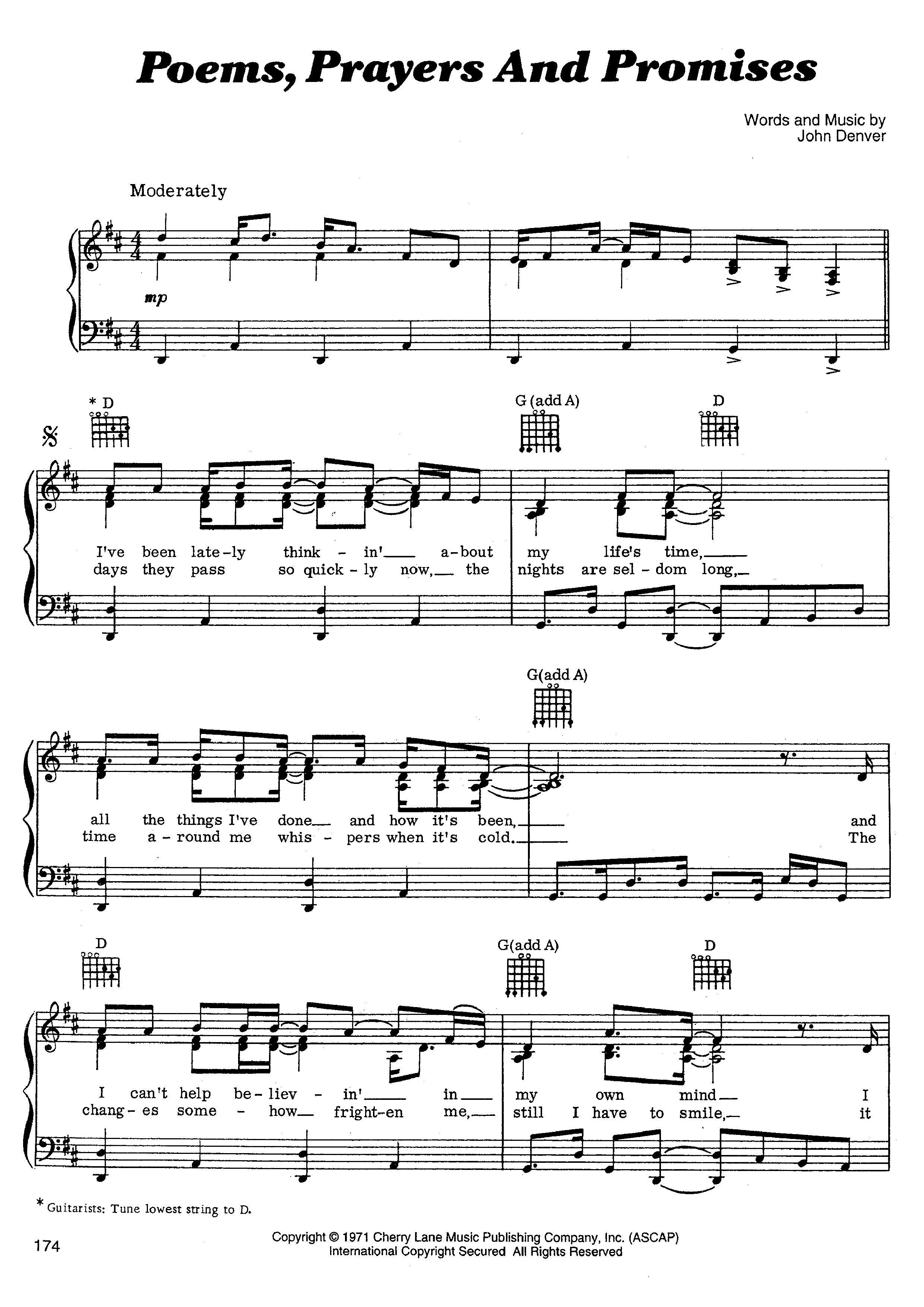 John Denver Poems Prayers And Promises Sheet Music Pdf Free Score John Denver Poems Prayers And Promises Sheet Music Pdf Free Score