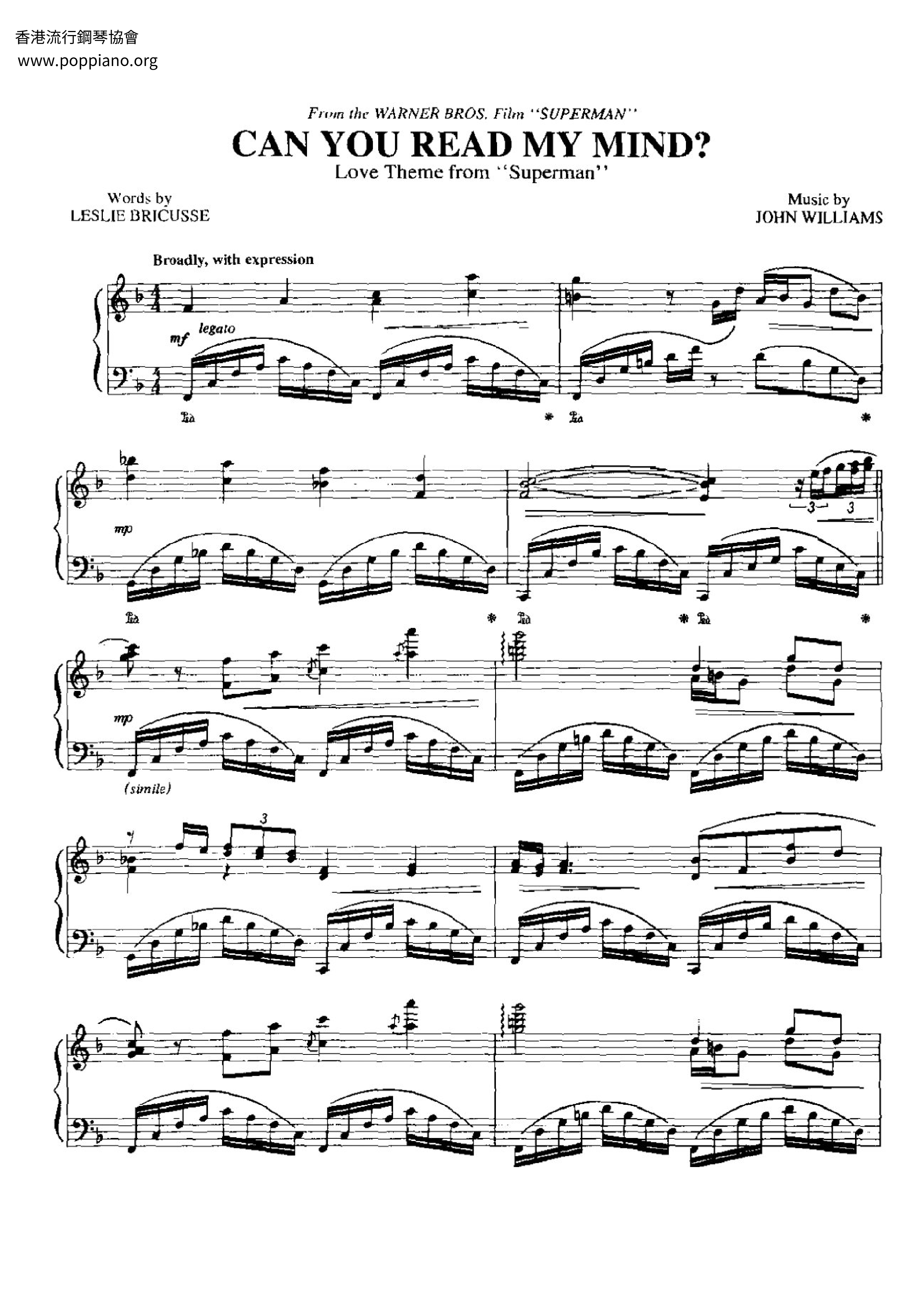 John Williams Superman Can You Read My Mind pdf superman-can-you-read-my-mind-mark-northam-superman-can-you