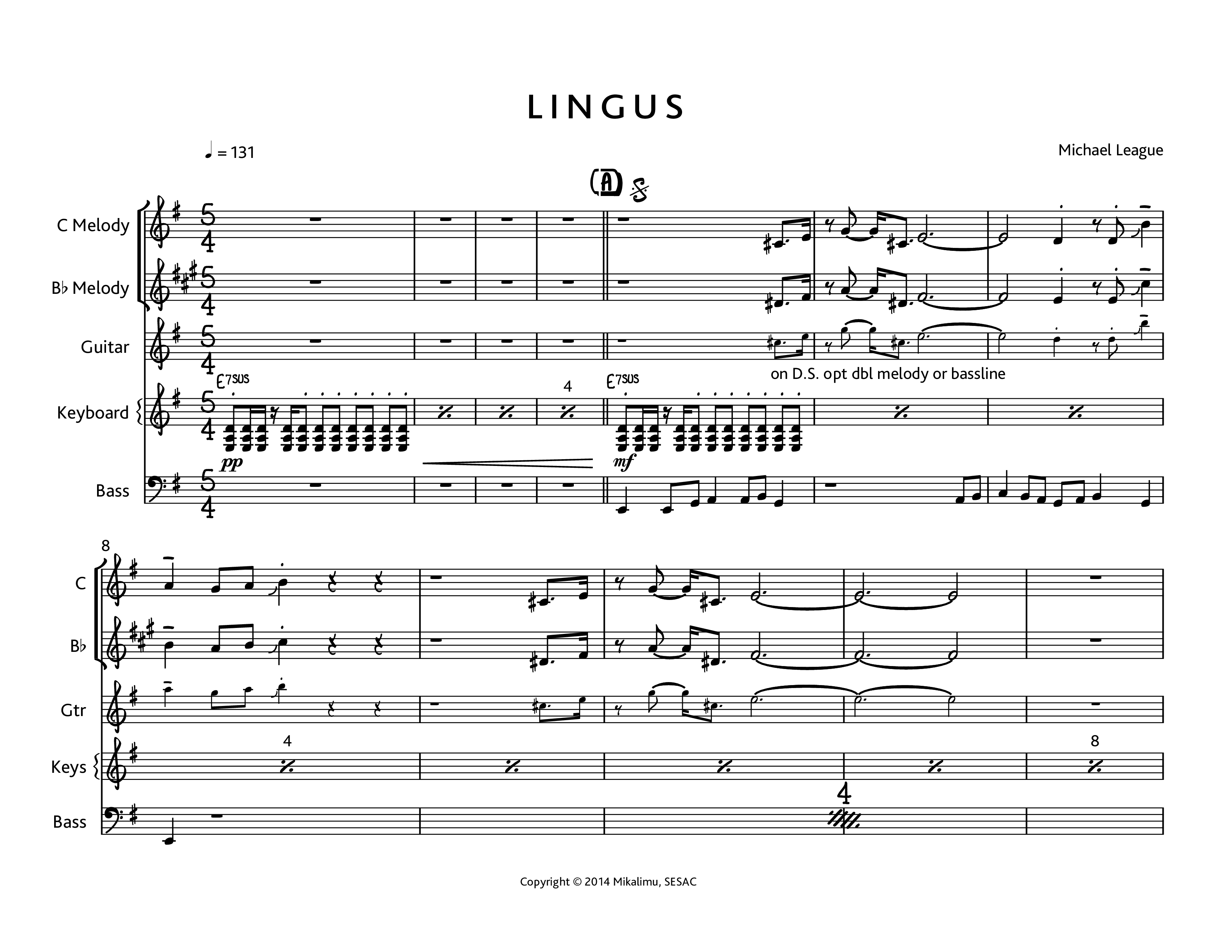 Snarky Puppy-Lingus Sheet Music pdf, - Free Score Download ★