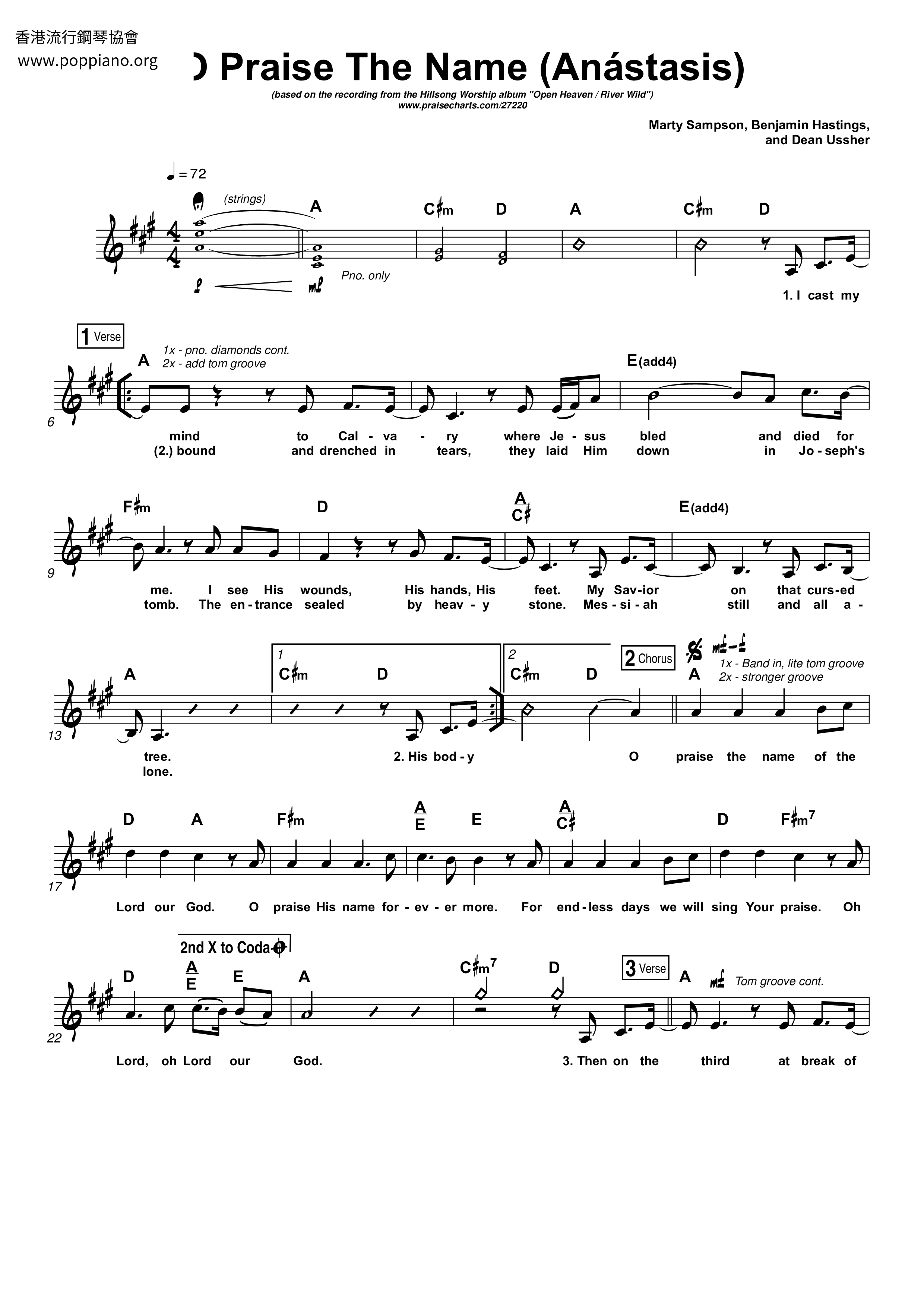  o praise the name pdf 
