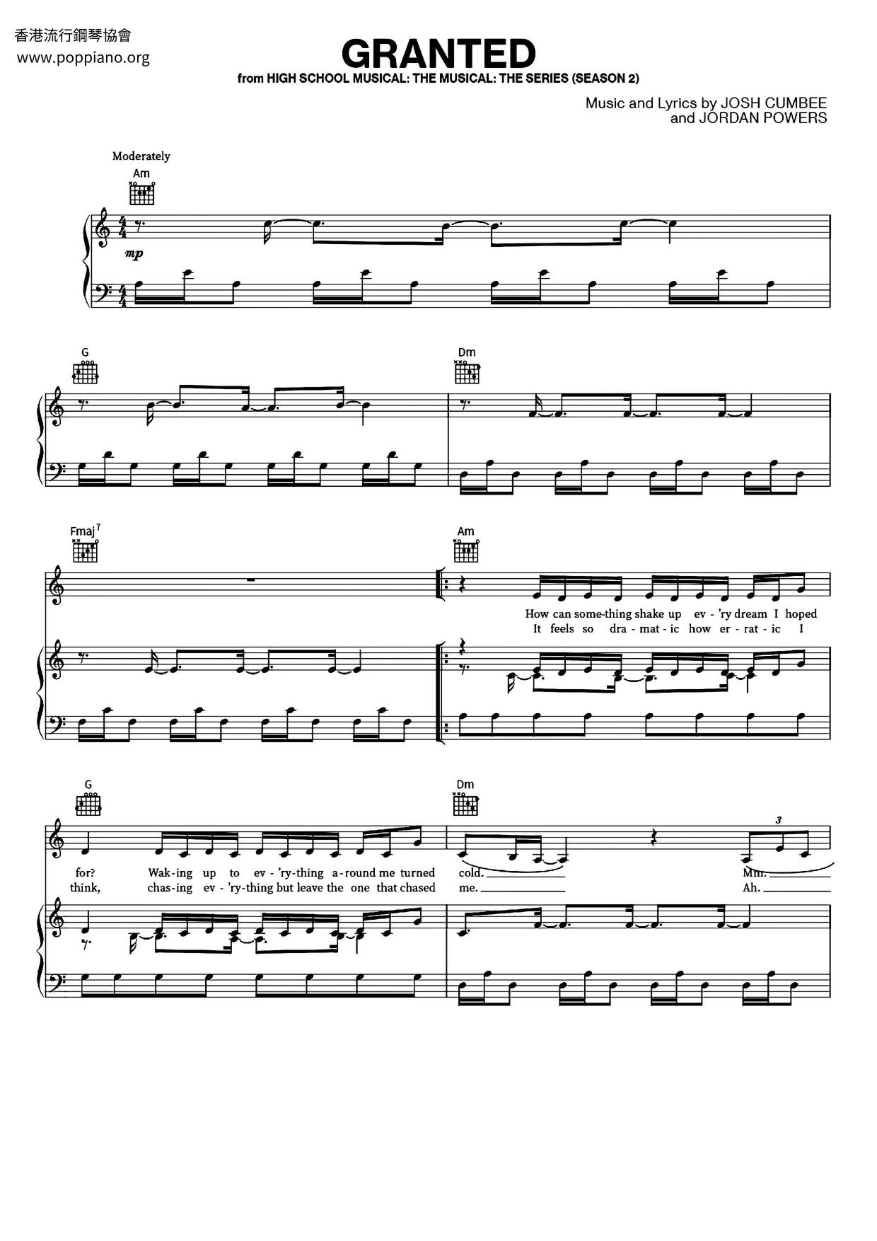 Hiromi Uehara Granted From High School Musical Sheet Music Pdf musical-instruments-china-ami-digital