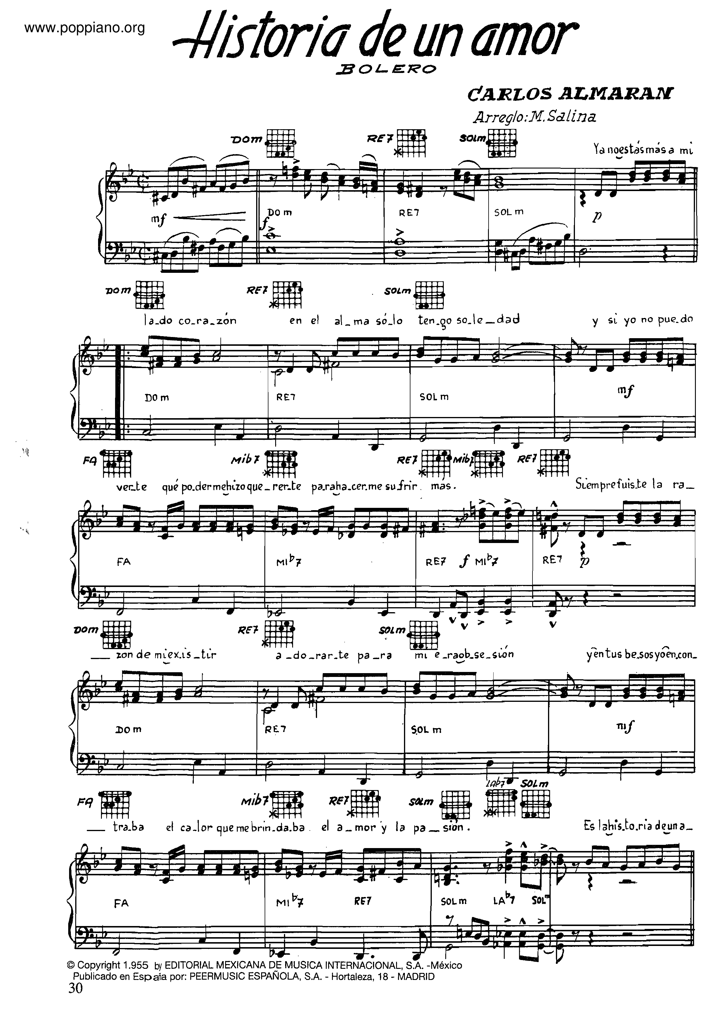 bombilla Suministro Medición ☆ Carlos Eleta Almaran-Historia De Un Amor Sheet Music pdf, - Free Score Download ☆ bombilla Suministro Medición ☆ Carlos Eleta Almaran-Historia De Un Amor Sheet Music pdf, - Free Score Download ☆