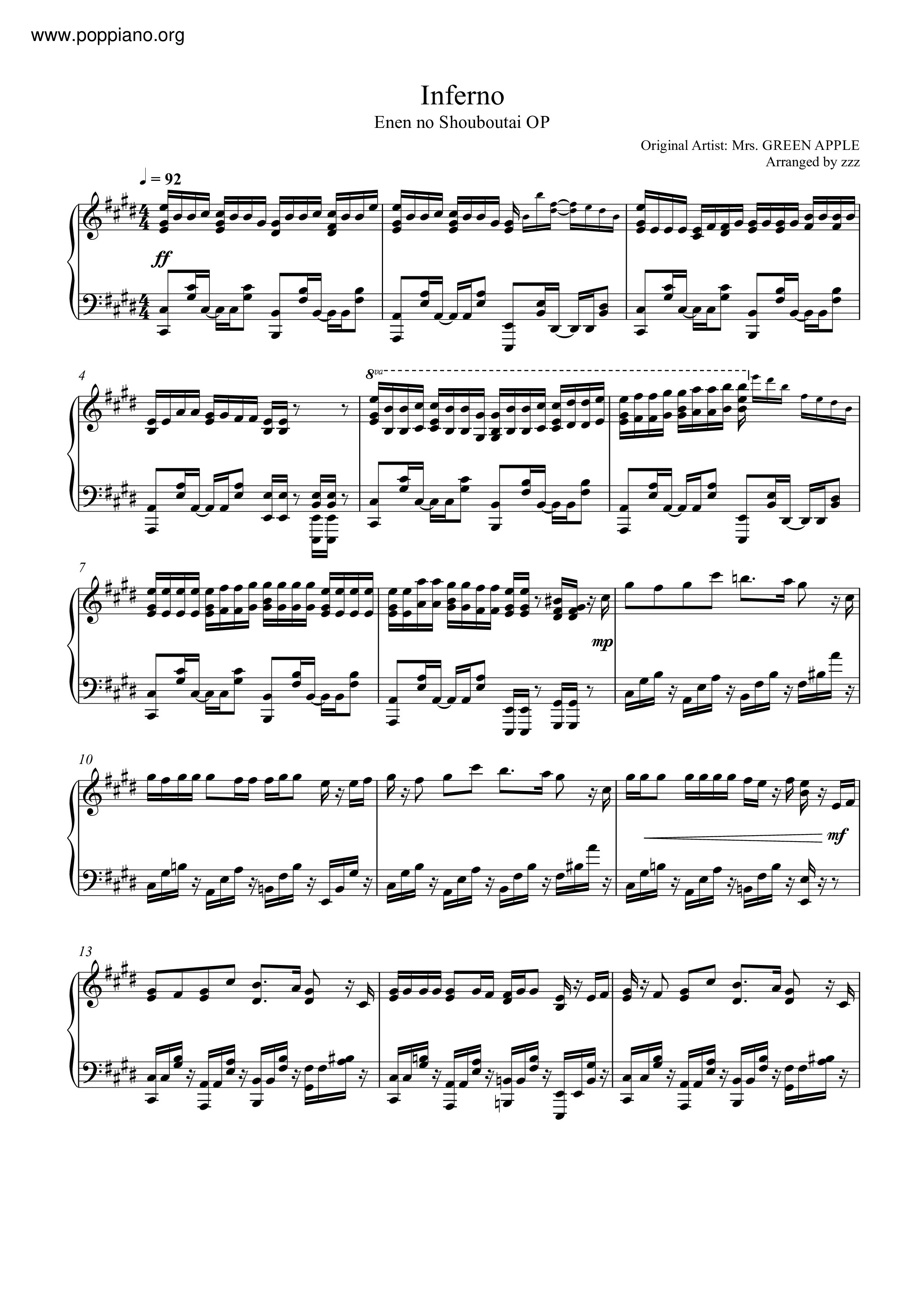★Mrs. Green Apple - Inferno …