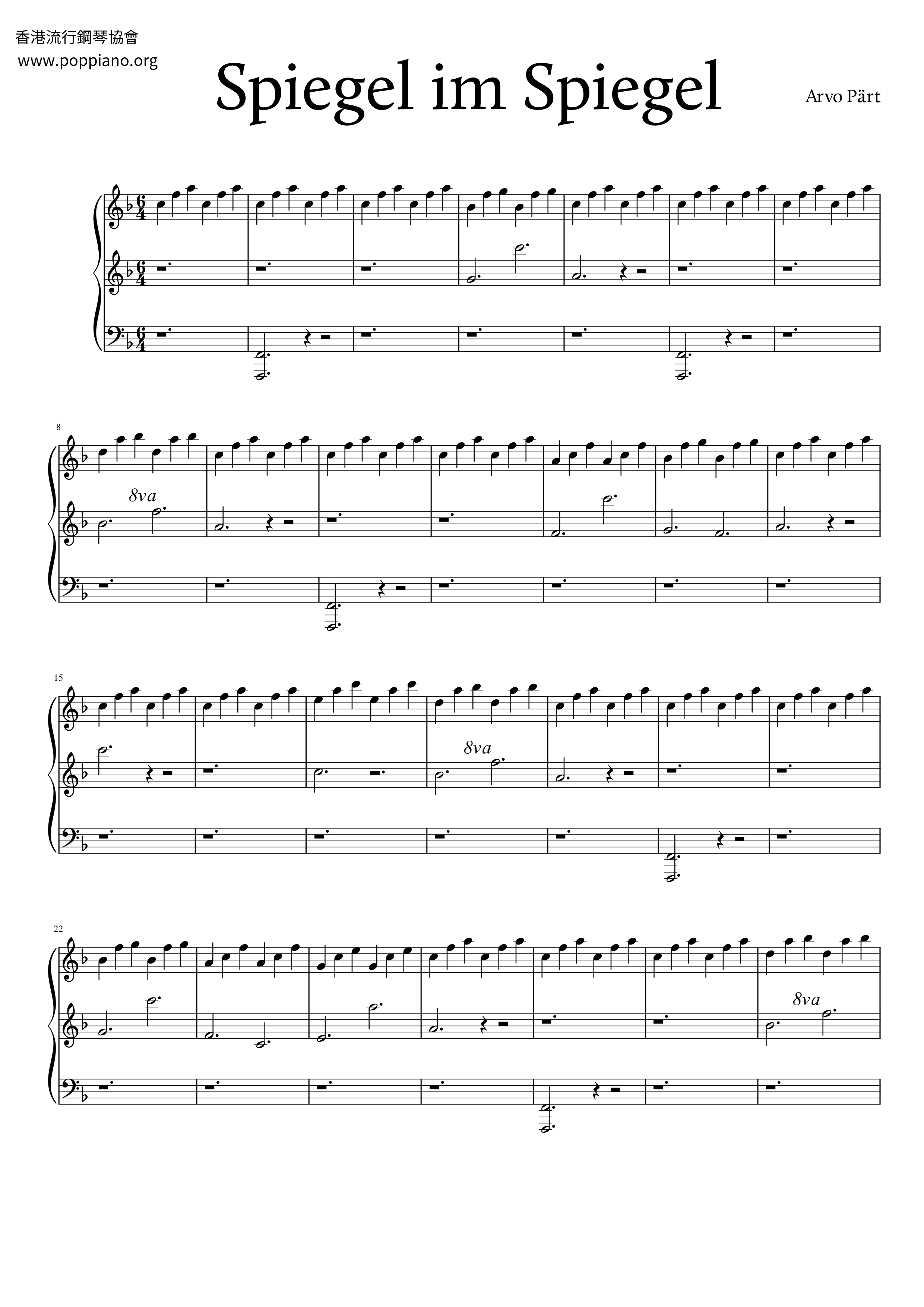 Arvo P rt Spiegel Im Spiegel pdf 