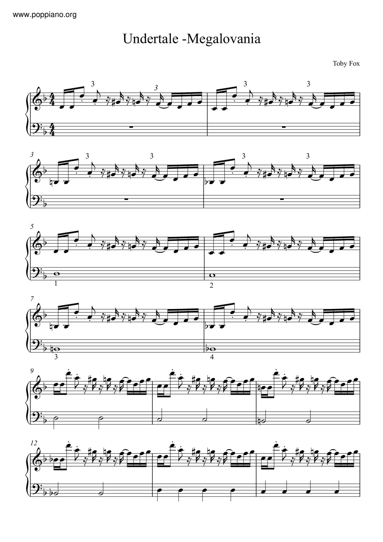 Undertale megalovania pdf 