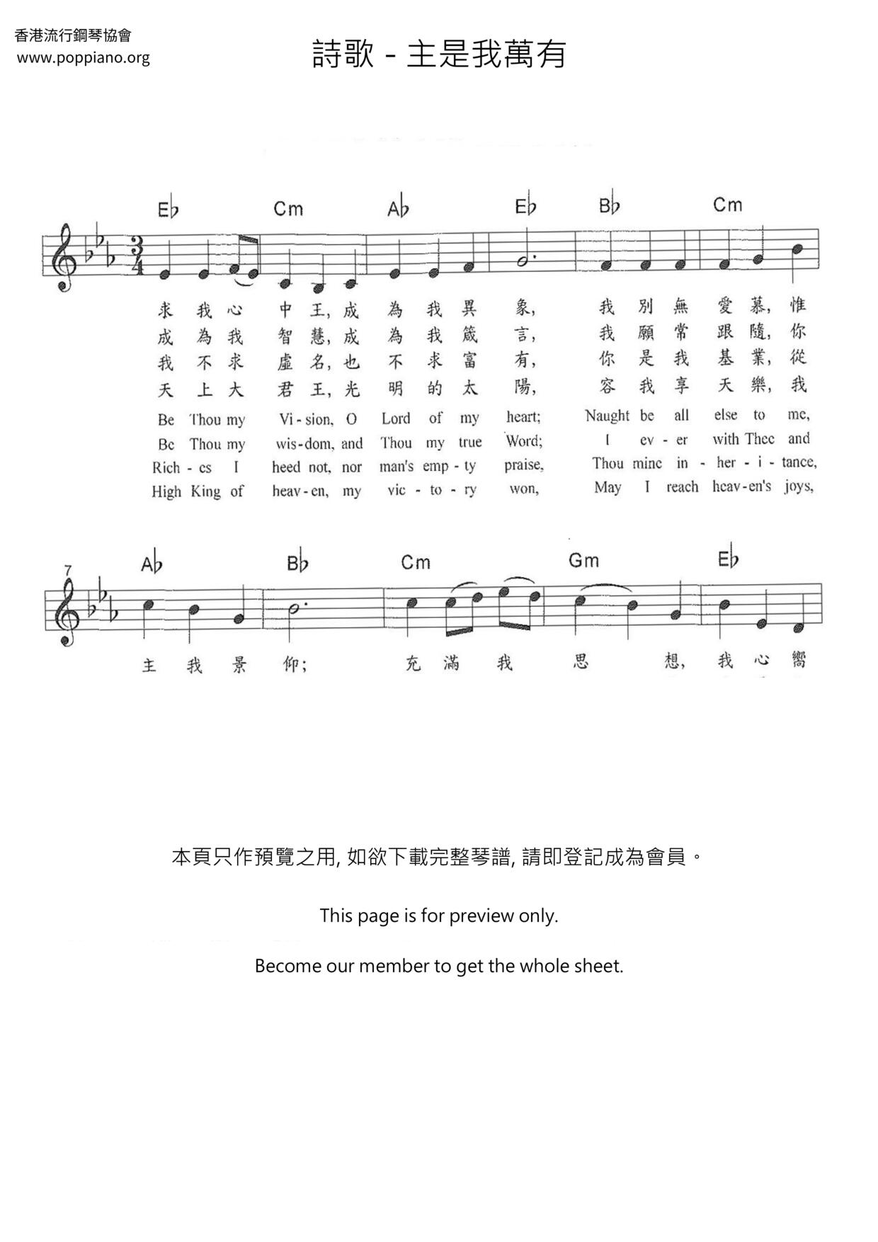 主是我萬有琴譜